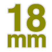 18mm(11/16インチ)のボディピアス