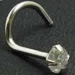ダイヤモンド（SI/3.0mm）ノーズスクリュー 鼻ピアス