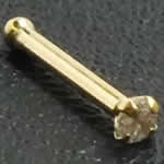 ダイヤモンド（SI/1.5mm）K14YG 鼻ピアス 20G