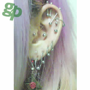 f13(mixi_dulil13)さんの耳のボディピアス