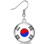 韓国国旗 ステンレスピアス